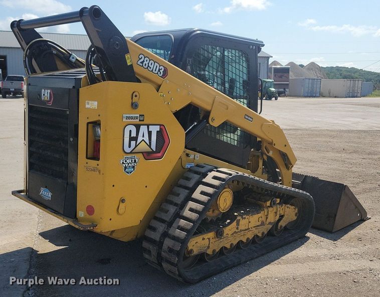 image for item DR4445 2019 Caterpillar 289D3 tracked skid steer loader