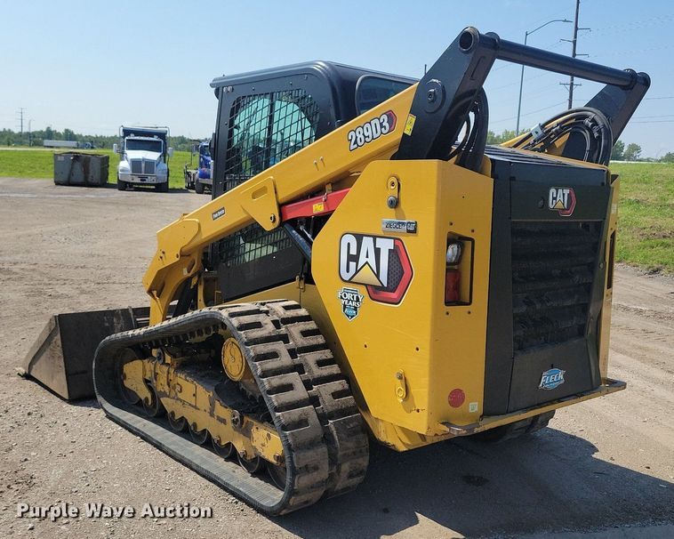 image for item DR4445 2019 Caterpillar 289D3 tracked skid steer loader