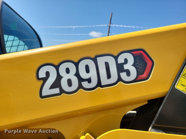 image for item DR4445 2019 Caterpillar 289D3 tracked skid steer loader