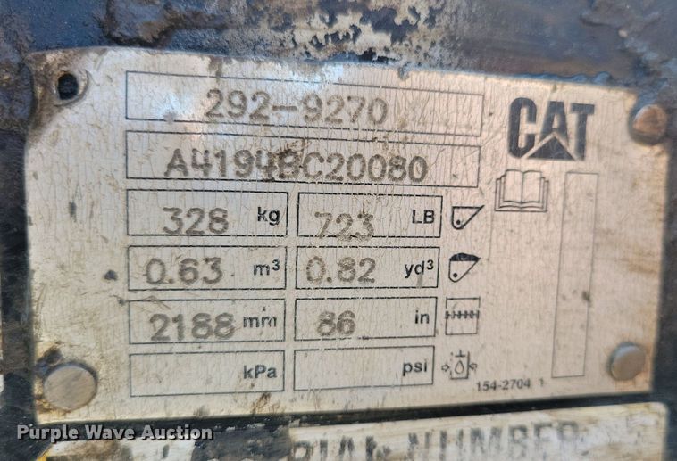 image for item DR4445 2019 Caterpillar 289D3 tracked skid steer loader
