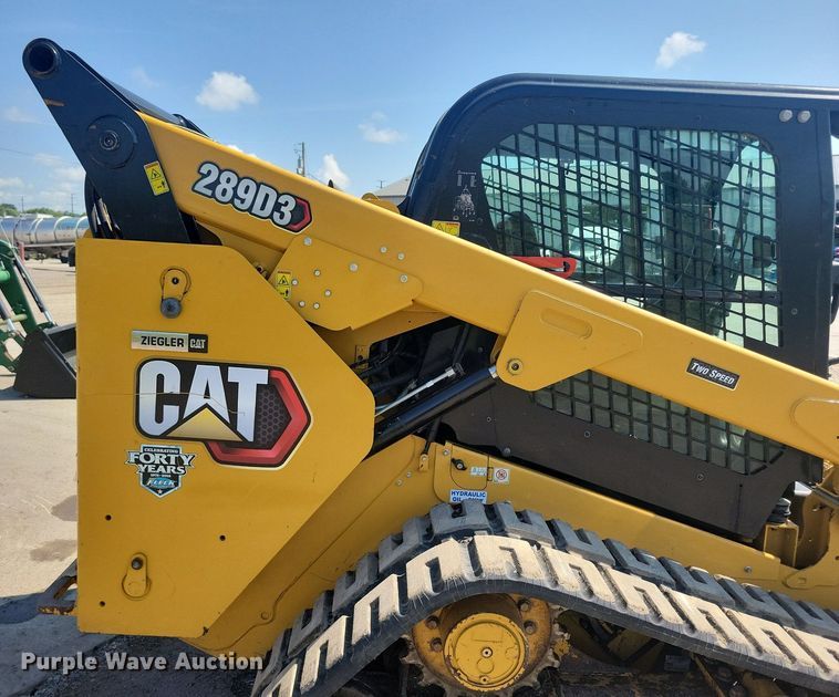 image for item DR4445 2019 Caterpillar 289D3 tracked skid steer loader