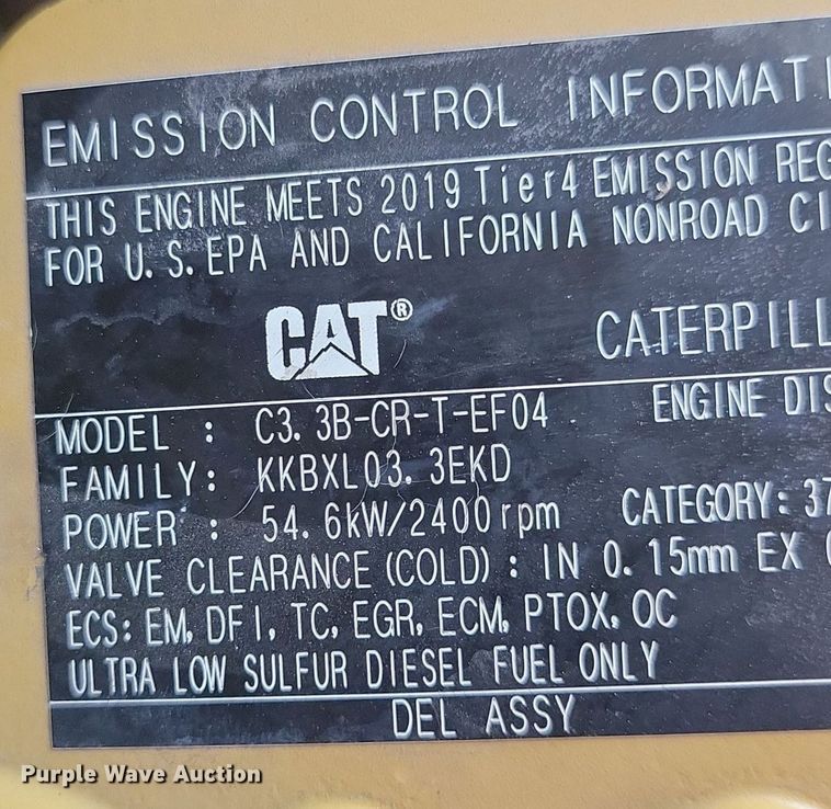 image for item DR4445 2019 Caterpillar 289D3 tracked skid steer loader