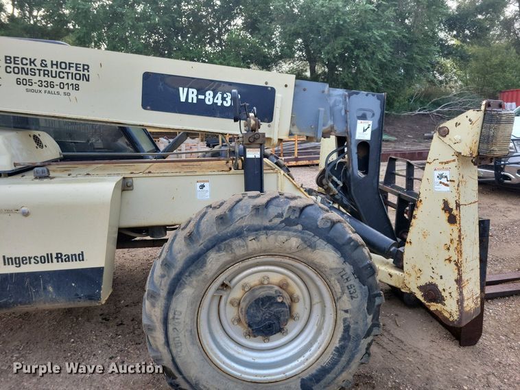 image for item DR4449 2003 Ingersoll-Rand VR-843C telehandler