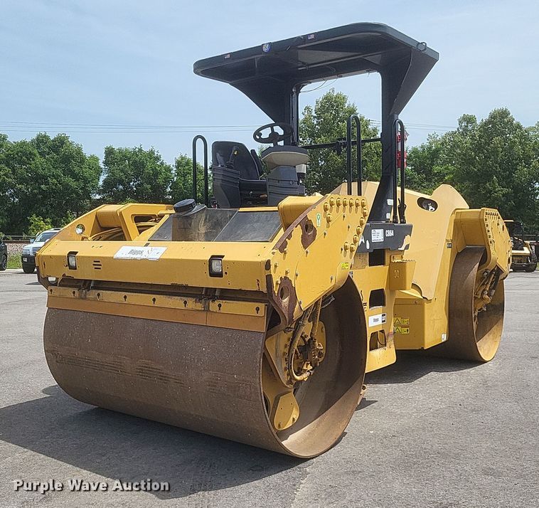 image for item DR4929 2012 Caterpillar  CB64 double drum vibratory roller
