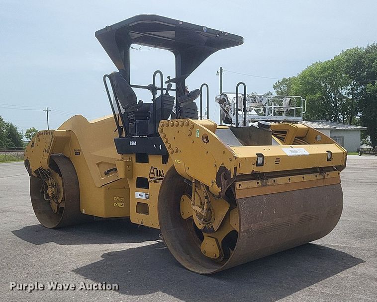 image for item DR4929 2012 Caterpillar  CB64 double drum vibratory roller
