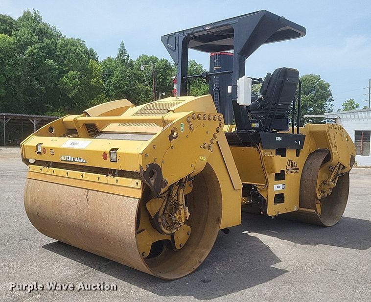 image for item DR4929 2012 Caterpillar  CB64 double drum vibratory roller