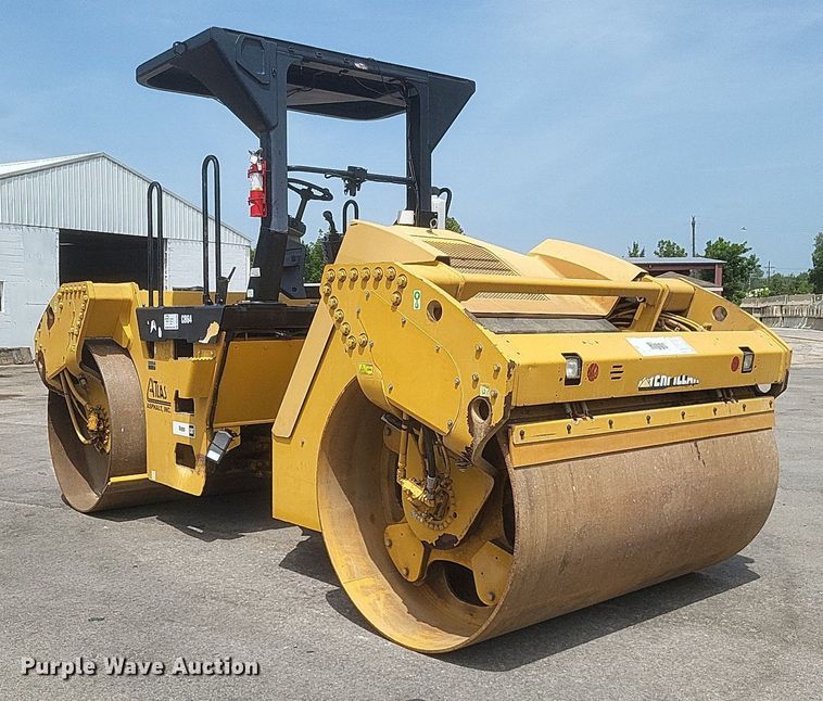 image for item DR4929 2012 Caterpillar  CB64 double drum vibratory roller