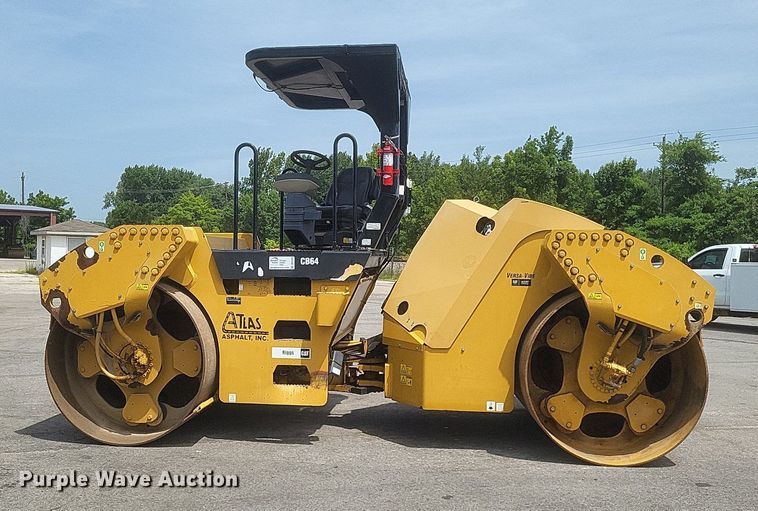 image for item DR4929 2012 Caterpillar  CB64 double drum vibratory roller