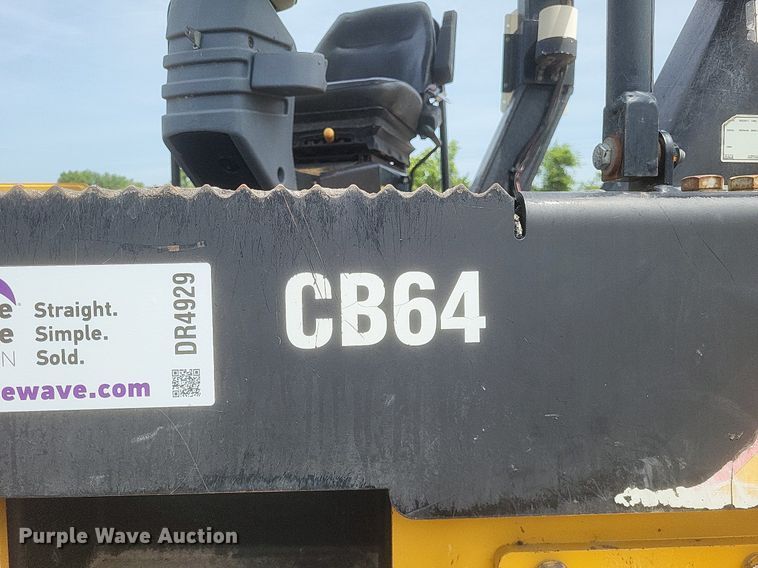 image for item DR4929 2012 Caterpillar  CB64 double drum vibratory roller