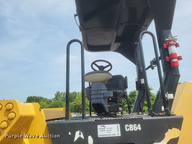 image for item DR4929 2012 Caterpillar  CB64 double drum vibratory roller