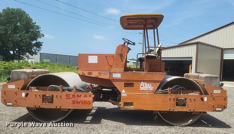 image for item DR4935 1992 Sakai SW100 double drum roller