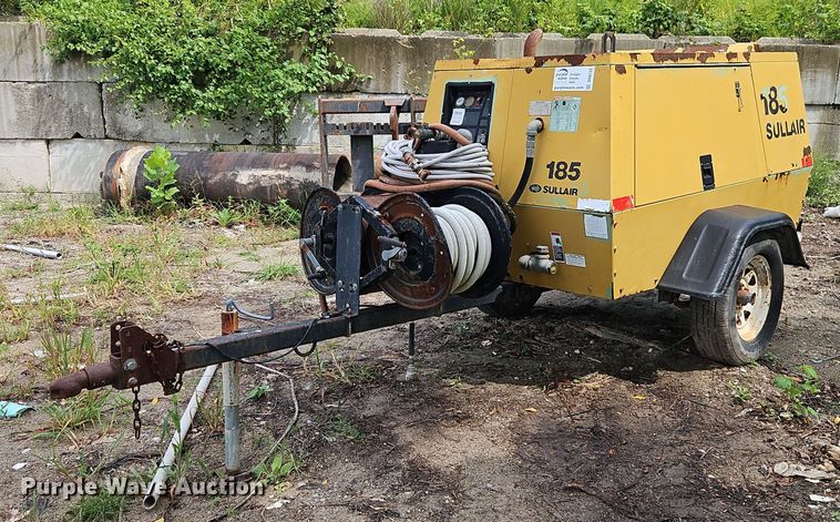 image for item DR8743 Sullair 185 DPQ JD air compressor