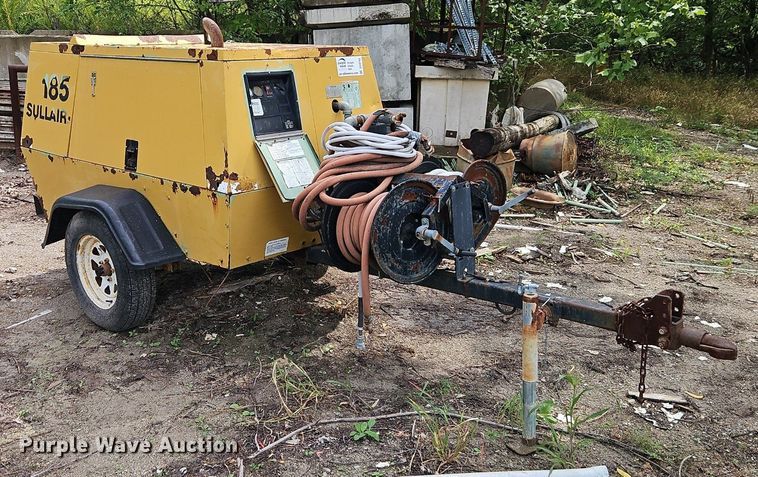 image for item DR8743 Sullair 185 DPQ JD air compressor