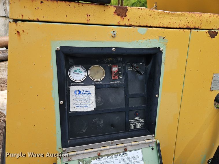 image for item DR8743 Sullair 185 DPQ JD air compressor