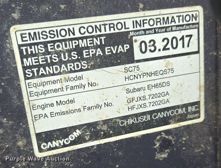 image for item DR8746 Canycom SC75 concrete buggy