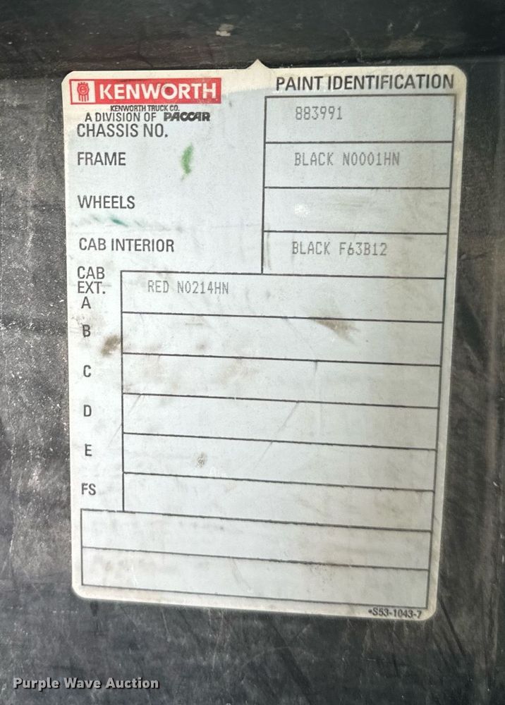 image for item DS4245 2001 Kenworth ready mix truck