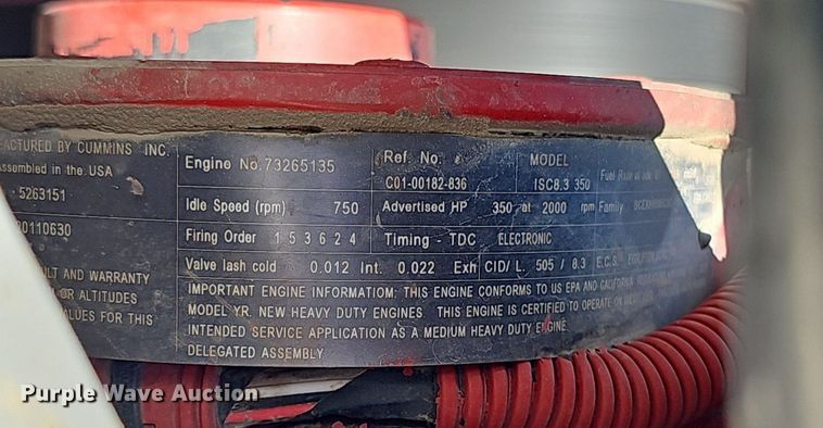 image for item DS4702 2012 Freightliner Business Class M2 crane truck