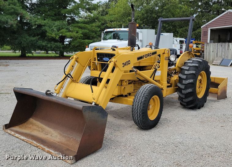 image for item DW2252 1987 Ford 345D landscape tractor