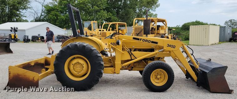 image for item DW2252 1987 Ford 345D landscape tractor