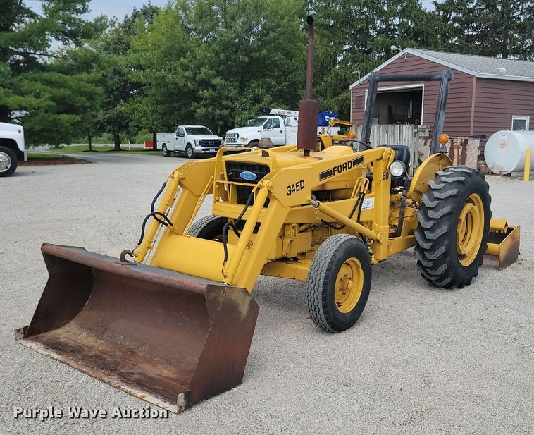 image for item DW2253 1985 Ford 345D landscape tractor