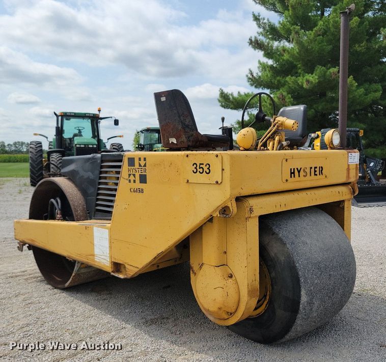 image for item DW2255 Hyster C615B single drum vibratory roller