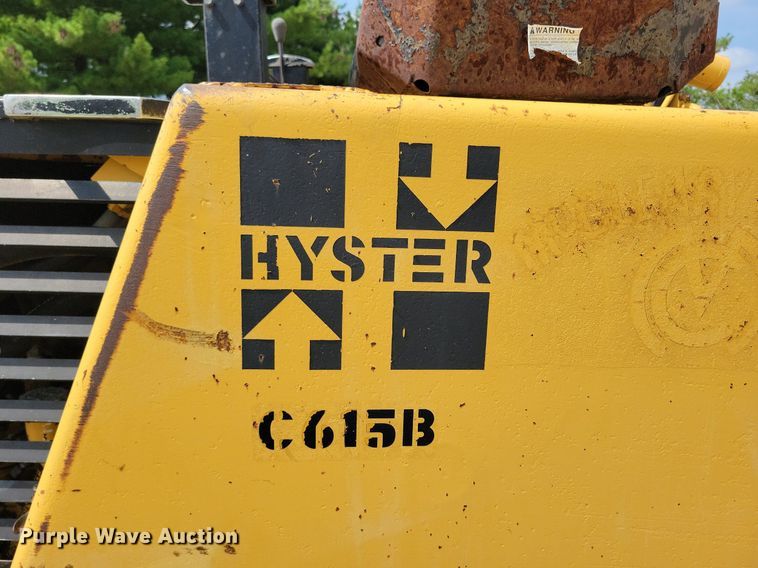 image for item DW2255 Hyster C615B single drum vibratory roller