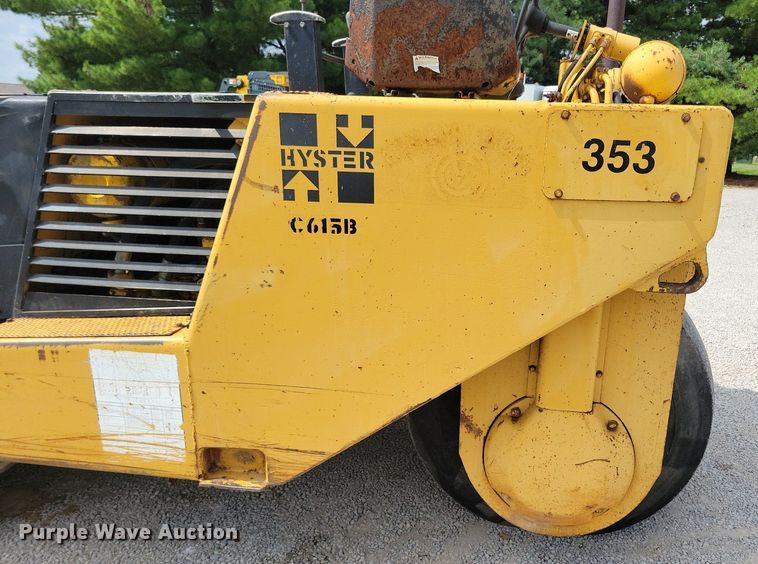 image for item DW2255 Hyster C615B single drum vibratory roller