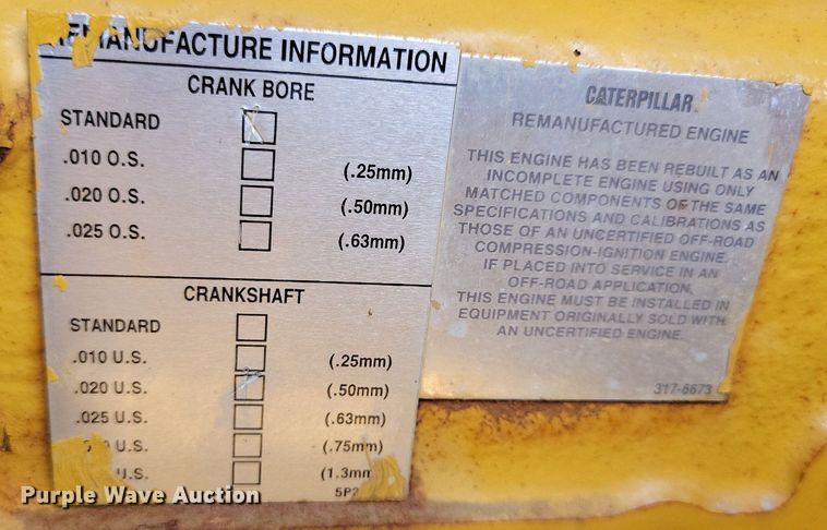 image for item DW2274 1984 Caterpillar 627B conventional scraper 