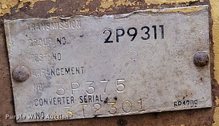 image for item DW2275 1976 Caterpillar 627B conventional scraper 