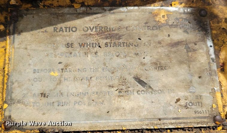 image for item DW2275 1976 Caterpillar 627B conventional scraper 