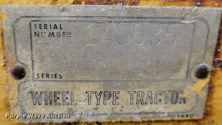 image for item DW2275 1976 Caterpillar 627B conventional scraper 