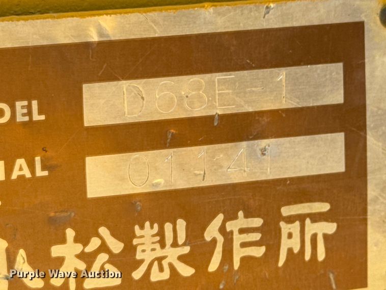 image for item DX1037 1987 Komatsu D68E cable plow