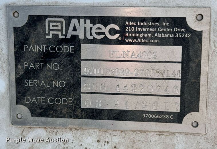 image for item DX1102 2017 Ford F550 Super Duty XL bucket truck