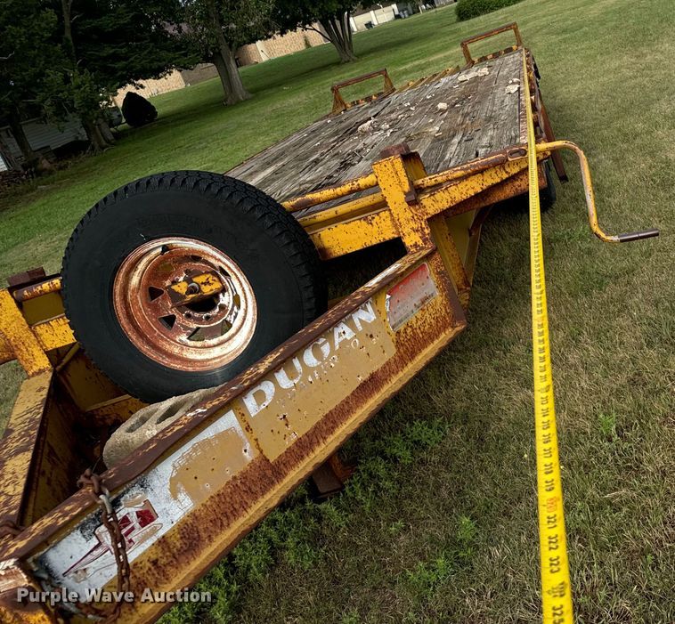 image for item DX3565 1982 Dugan equipment trailer