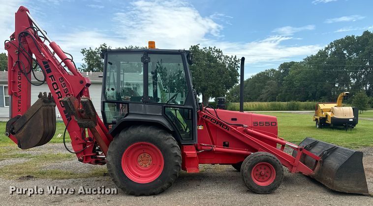 image for item EE7492 1996 Ford 555D backhoe