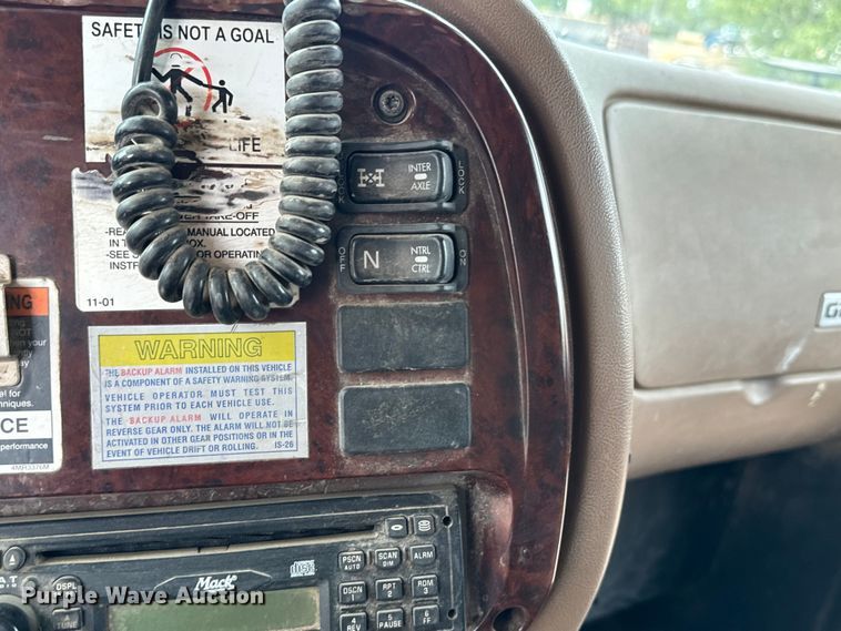 image for item EE7534 2005 Mack CV713 dump truck