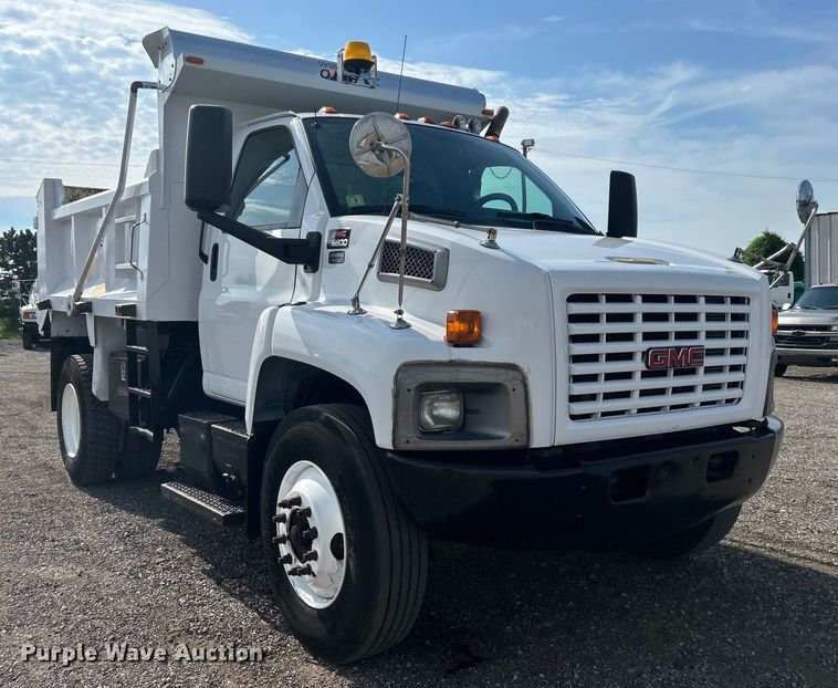 image for item EG0760 2007 GMC C8500 dump truck
