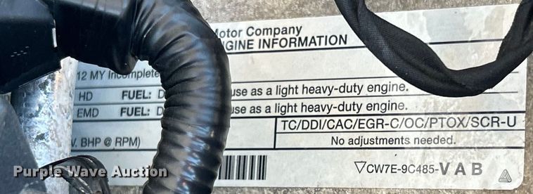 image for item EG0934 2012 Ford F550 Super Duty XL bucket truck