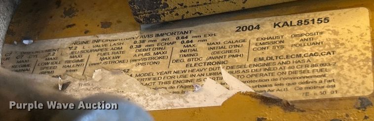 image for item EG0939 2005 Peterbilt  335 dump truck