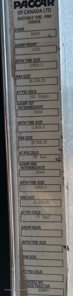 image for item EG0939 2005 Peterbilt  335 dump truck