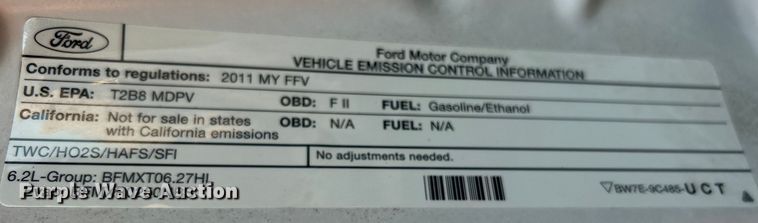 image for item EG0941 2011 Ford F350 Super Duty  SuperCab utility bed pickup truck