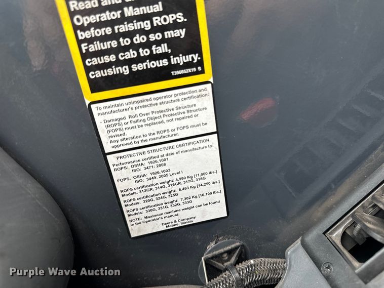 image for item EH4408 2024 John Deere 333G tracked skid steer loader