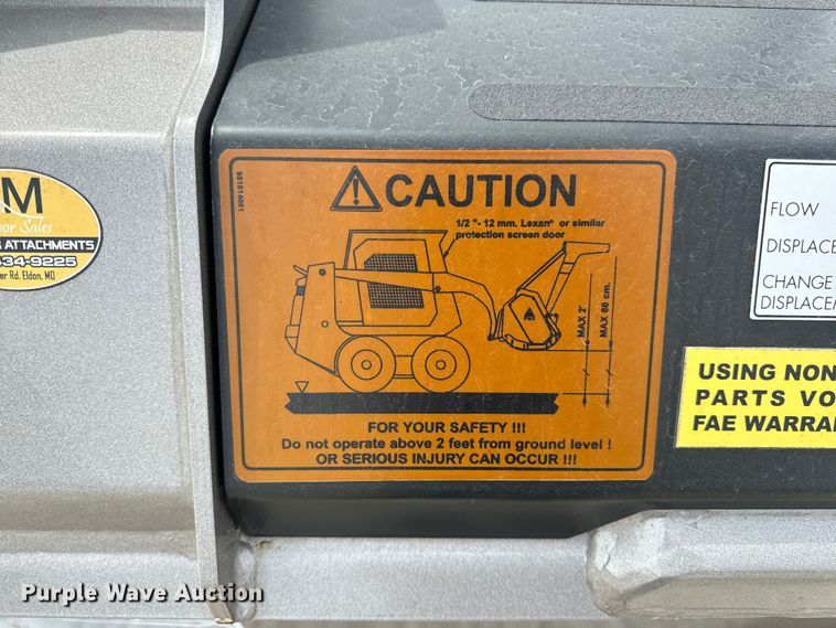 image for item EH6974 2022 FAE UML/SSL-150 Sonic skid steer mulcher