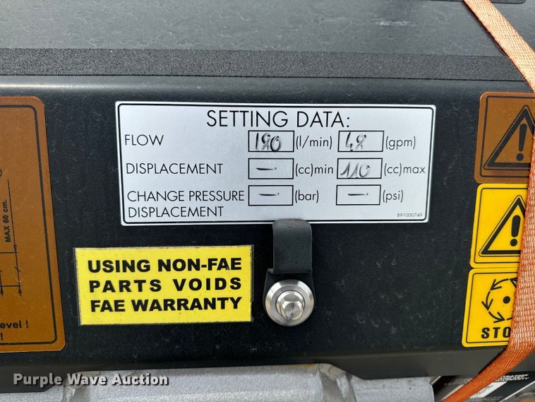 image for item EH6974 2022 FAE UML/SSL-150 Sonic skid steer mulcher