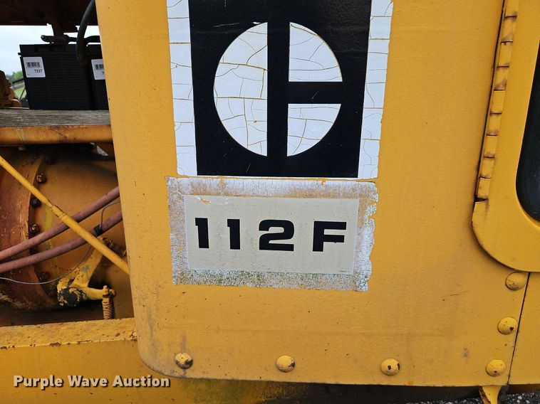 image for item EI8224 1970 Caterpillar  112F rigid frame motor grader