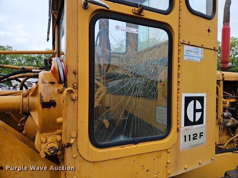 image for item EI8224 1970 Caterpillar  112F rigid frame motor grader