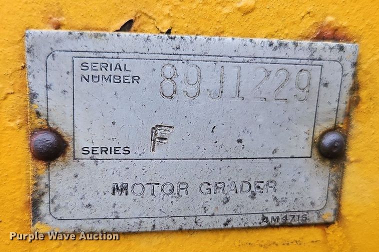 image for item EI8224 1970 Caterpillar  112F rigid frame motor grader