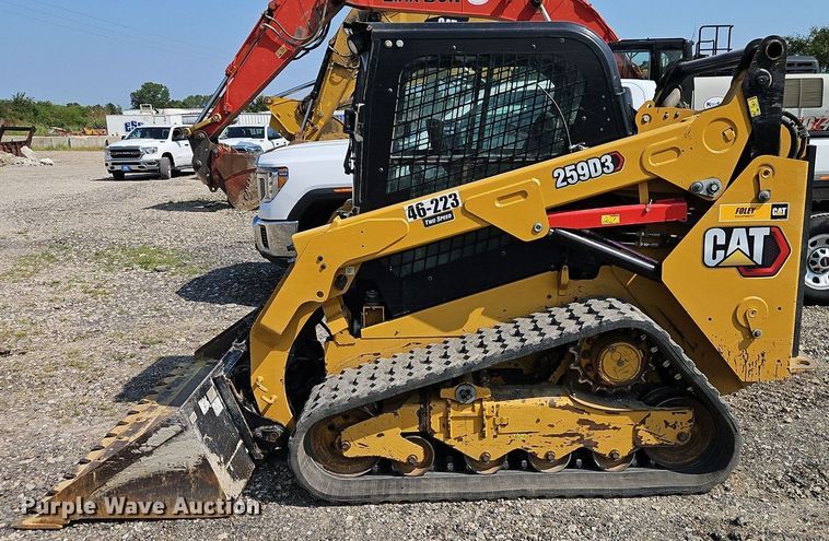 image for item EI8255 2020 Caterpillar  259D3 tracked skid steer loader