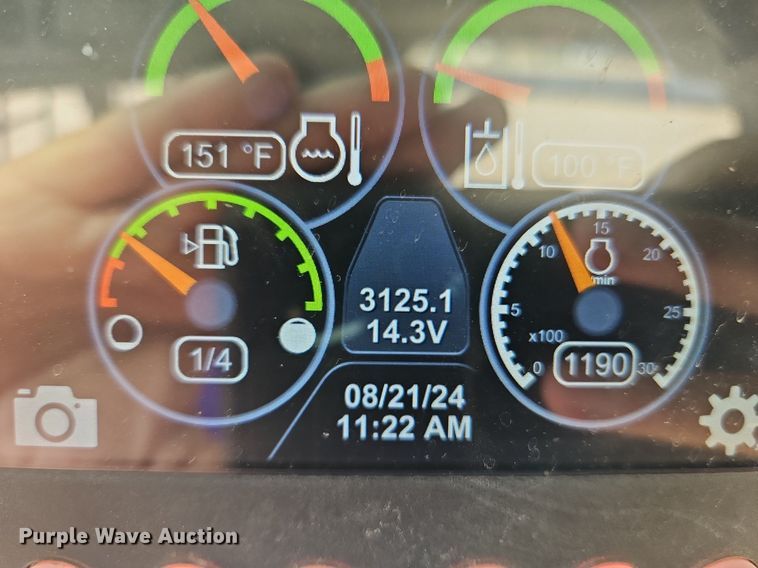 image for item EI8255 2020 Caterpillar  259D3 tracked skid steer loader