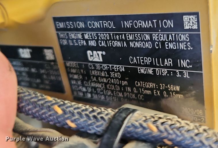 image for item EI8255 2020 Caterpillar  259D3 tracked skid steer loader